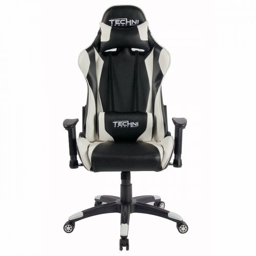  Techni Mobili Sport Office-PC Gaming Chair in White