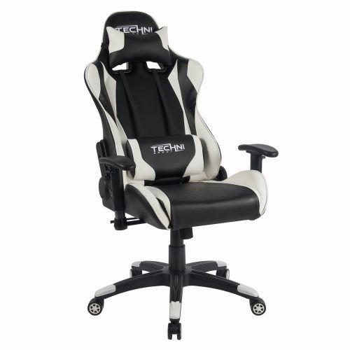  Techni Mobili Sport Office-PC Gaming Chair in White