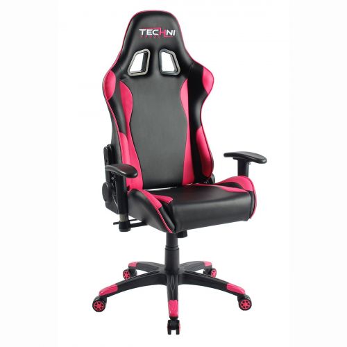  Techni Mobili Sport Office-PC Gaming Chair in Pink