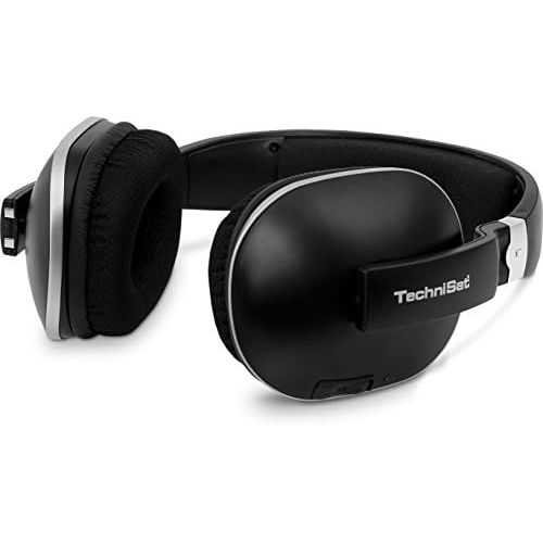  [아마존베스트]-Service-Informationen TechniSat Stereoman 2 Wireless 2.4 GHz Wireless Headphones (for TV and Music Systems, with Docking Station) Black