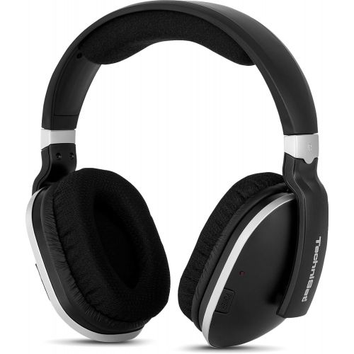  [아마존베스트]-Service-Informationen TechniSat Stereoman 2 Wireless 2.4 GHz Wireless Headphones (for TV and Music Systems, with Docking Station) Black