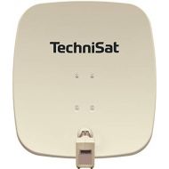 [아마존베스트]-Service-Informationen TechniSat Satman 65 Plus Satellite Dish for 1 User (65 cm Satellite Mirror with Mast Mount and 40 mm Universal Single LNB) Beige