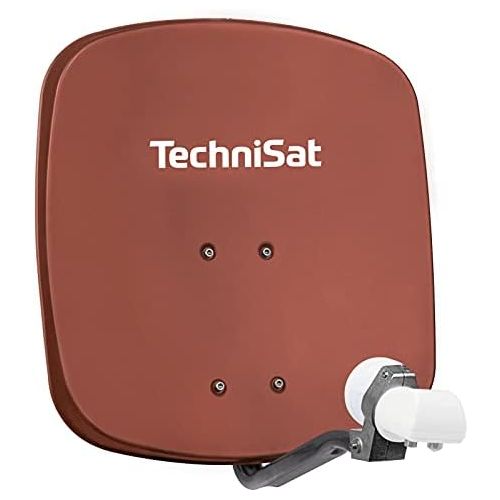  [아마존베스트]-Service-Informationen Technisat Digidish 45 Satellite Dish 45cm with Mounting and Dual LNB - Red