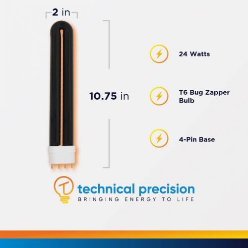  Technical Precision Replacement Bulb B24B for BK300 or BK500 Kaz Stinger Insect Mosquito System