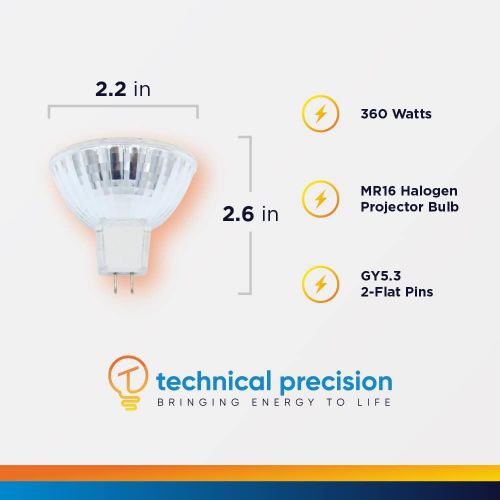  Technical Precision 2 Pack RM-128 ENX 82V 360W Donar Replacement Bulb for Buhl Projector Model 200, The Ambassador 2912C 2914C 2913TC 120 500 501 505 506 500XT ? Chauvet Clubspot Followspot 400G, TFX-