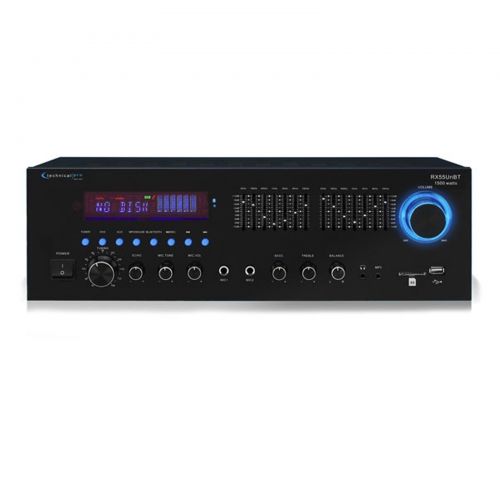  Technical Pro Professional Receiver with USB & SD Card Inputs - With BT Compatibility