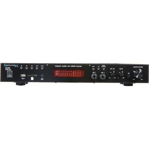  Technical Pro IA1200 Integrated Amplifier With USB and SD Card Inputs
