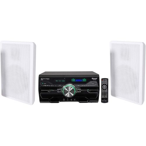  Technical Pro DV4000 4000w Home Theater DVD Receiver+(2) 5.25 White Speakers