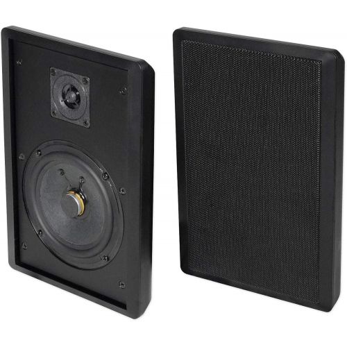  Technical Pro DV4000 4000w Home Theater DVD Receiver+(2) 5.25 Wall Speakers