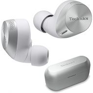 Technics HiFi True Wireless Multipoint Bluetooth Earbuds with Noise Cancelling, 3 Device Multipoint Connectivity, Wireless Charging, Impressive Call Quality, LDAC Compatible - EAH-AZ60M2-S (Silver)