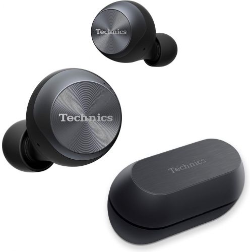  Technics True Wireless Earbuds Bluetooth Earbuds Dual Hybrid Technology, Hi-Fi Sound, Compact Design Alexa Compatible (EAH-AZ70W-K), Black (Discontinued by Manufacturer)