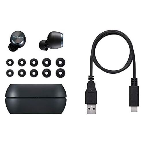  [아마존베스트]Technics EAH-AZ70WE True Wireless In-Ear Premium Class Headphones (Noise Cancelling, Voice Control, Wireless) Black