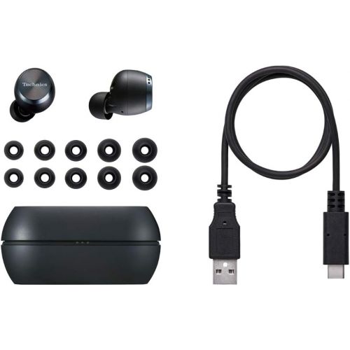  [아마존베스트]Technics EAH-AZ70WE True Wireless In-Ear Premium Class Headphones (Noise Cancelling, Voice Control, Wireless) Black