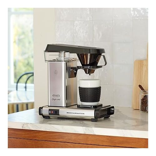  Technivorm Moccamaster 69212 Cup One, One-Cup Coffee Maker 10 Ounce Polished Silver