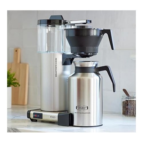  Technivorm Moccamaster 39340 CDT Grand Coffee Maker, 60 Ounce, Silver