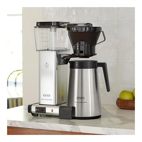  Technivorm Moccamaster 79112 KBT Coffee Brewer, 40 oz, Polished Silver