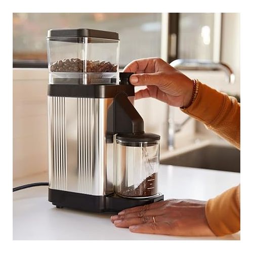  Technivorm Moccamaster 49522 KM5 Burr Coffee Grinder, Matte White