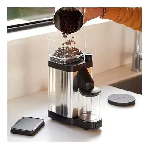  Technivorm Moccamaster 49522 KM5 Burr Coffee Grinder, Matte White