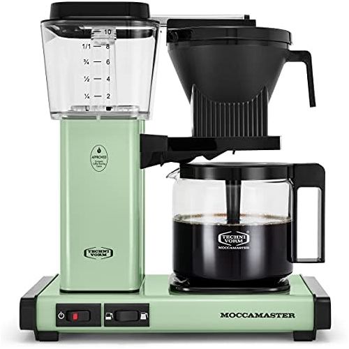  Technivorm Moccamaster Moccamaster 53925 KBGV Select 10-Cup Coffee Maker, Pistachio Green, 40 ounce, 10-Cup, 1.25L