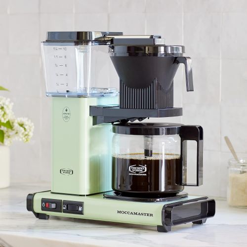  Technivorm Moccamaster Moccamaster 53925 KBGV Select 10-Cup Coffee Maker, Pistachio Green, 40 ounce, 10-Cup, 1.25L