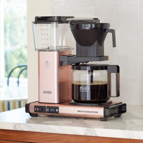  Technivorm Moccamaster Moccamaster 53935 KBGV Select 10-Cup Coffee Maker, Copper, 40 ounce, 1.25l