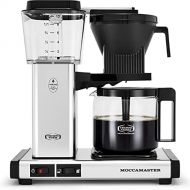 Technivorm Moccamaster Moccamaster 53941 KBGV Select 10-Cup Coffee Maker, Polished Silver, 40 ounce, 1.25l