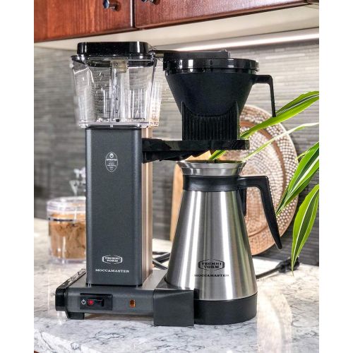  Technivorm Moccamaster KBGT Coffee Maker, 40 Ounce, Stone Grey