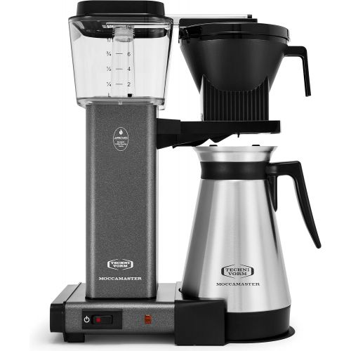  Technivorm Moccamaster KBGT Coffee Maker, 40 Ounce, Stone Grey