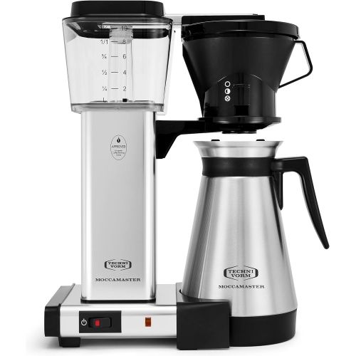  Technivorm Moccamaster 79112 KBT Coffee Brewer, 40 oz, Polished Silver