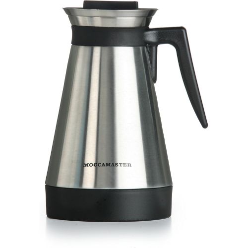  Moccamaster KBT741 Manual-Adjust Drip-Stop 40oz Coffee Maker - Polished Silver, Thermal Carafe