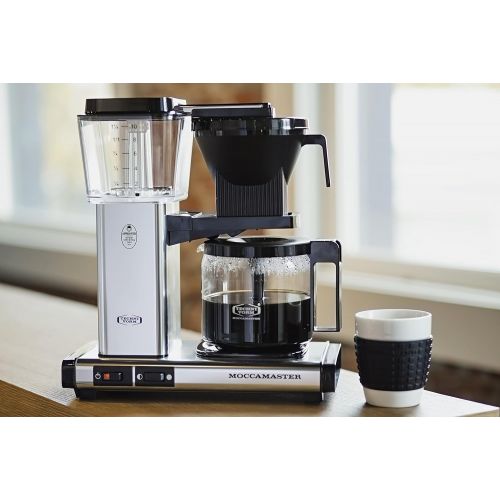  Technivorm Moccamaster KBG Coffee Brewer, 40 oz, Polished Silver