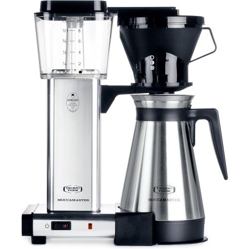  Technivorm Moccamaster KBT 79112 Coffee Brewer, 40 oz, Polished Silver