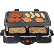 Techwood TRA-44 Raclette-Grill fuer 4 Personen