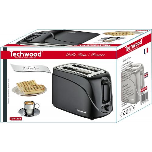  TECHWOOD Doppelschlitz-Toaster, 700W