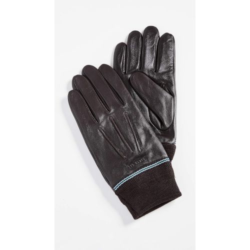  Ted+Baker Ted Baker Mens Dockers Leather Gloves