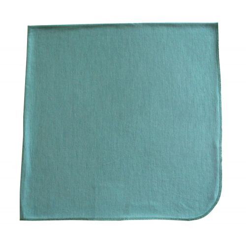  Teddy Beddy Byes Merino Swaddle Blanket for Newborn, Low Birthweight Babies or Twins-(Medium 29 1/2 x 29 1/2 in, Aruba blue)