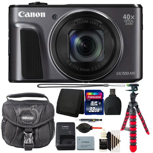  Teds Canon PowerShot SX720 HS 20.3MP Digital Camera 40x Optical Zoom WiFi  NFC Black