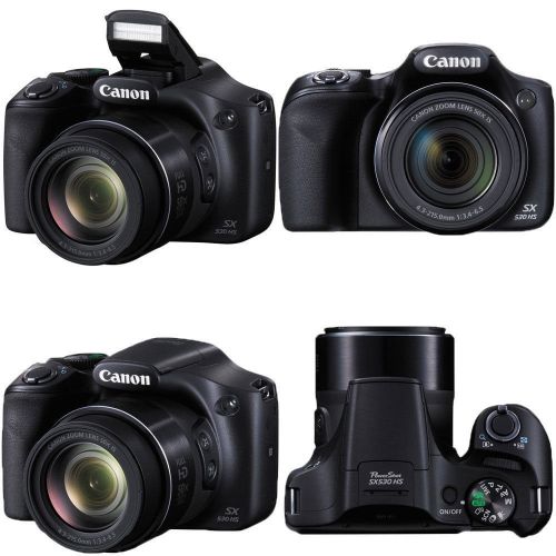  Teds Canon Powershot SX530 HS 16MP Digital Camera with 16GB Deluxe Accessory Kit