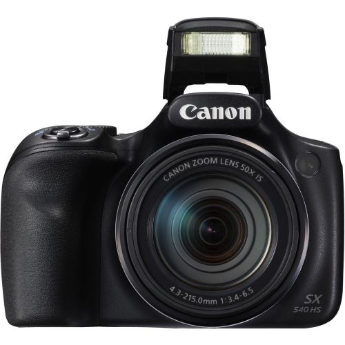  Teds Canon PowerShot SX540 Digital Camera w 50x Optical Zoom - Wi-Fi & NFC Enabled (Black)