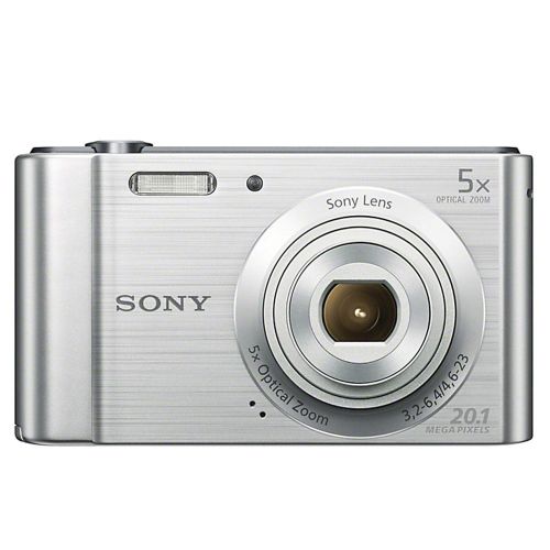  Teds Sony Cyber-Shot DSC-W800 20.1MP 5X Optical Zoom Full HD 720p Digital Camera Silver + 16GB Card and Accessories