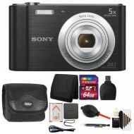 Teds Sony Cyber-shot DSC-W800 Digital Camera (Black) with 64GB Accessory Kit