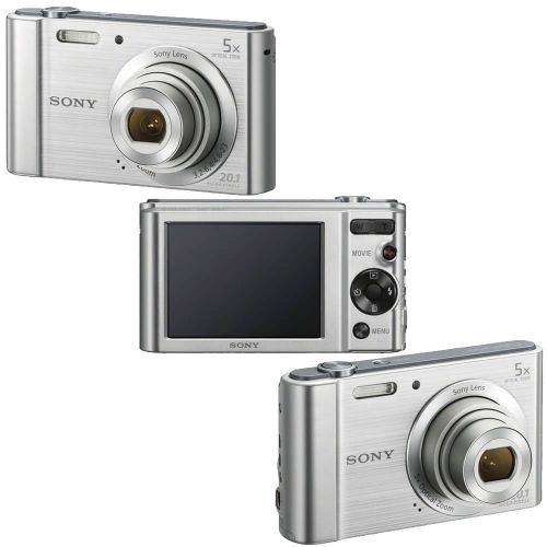  Teds Sony Cyber-shot DSC-W800 Digital Camera (Silver) with 64GB Accessory Kit