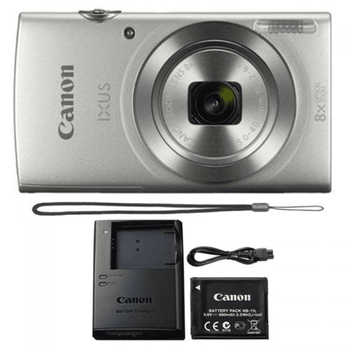 Teds Canon Ixus 185  Elph 180 20MP Digital Camera Silver with 32GB Accessory Kit