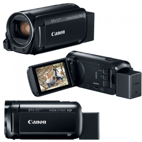  Teds Canon VIXIA HF R800 HD Camcorder Black with 64GB Memory Card and Accessory Kit