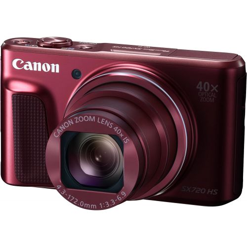  Teds Canon digital camera PowerShot SX720 HS optical 40x zoom PSSX720HSRE (Red) [International Version, No Warranty]