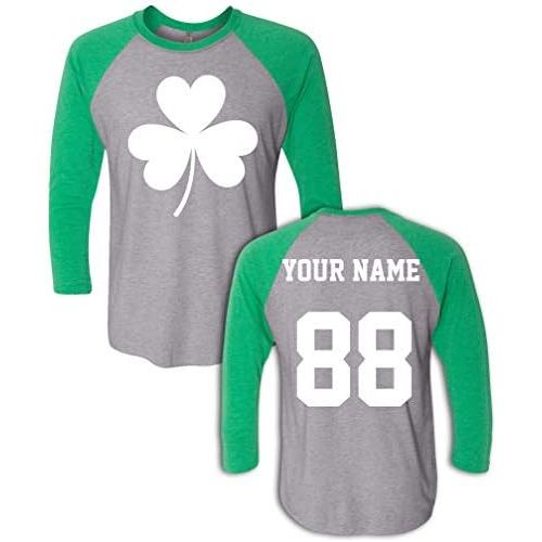  Tee Miracle Custom Jersey Style St Patricks Day T Shirts - Saint Pattys Tee & Irish Outfits