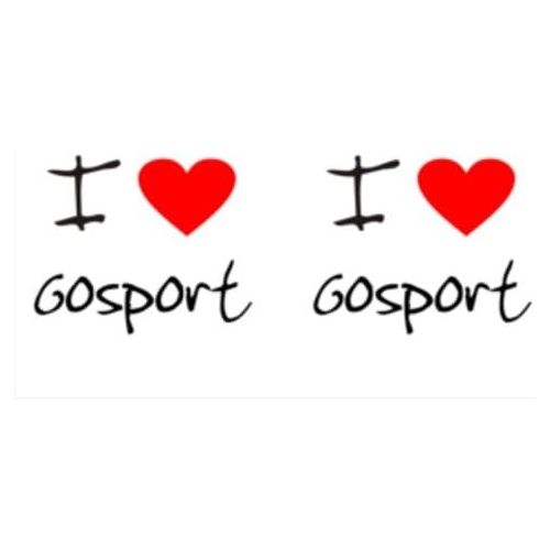  TeeTreeDesigns I Love Heart Gosport Mug