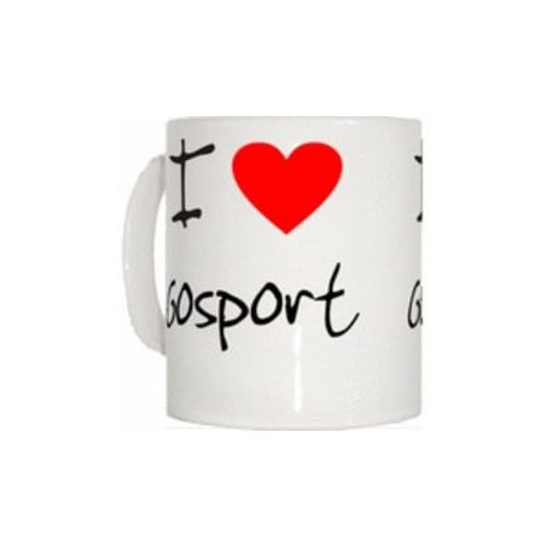  TeeTreeDesigns I Love Heart Gosport Mug