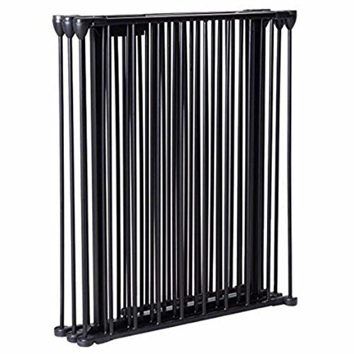  Teekland Baby Gate Fireplace Safety Fence with Doors, Pet Dog GateBaby Play YardPlay Pen Extended...