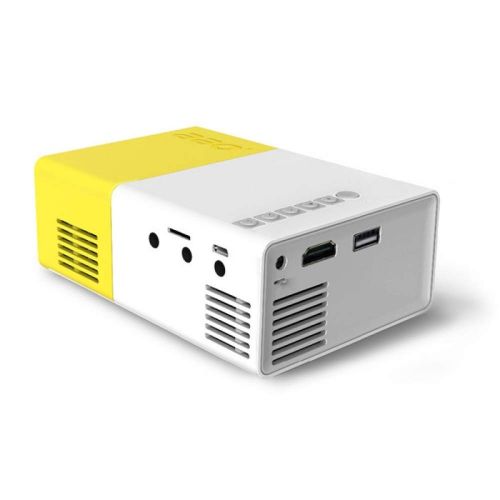  Teekland Mini 1080P Portable LED Projector YG-300 LCD with Built-in Battery US Plug